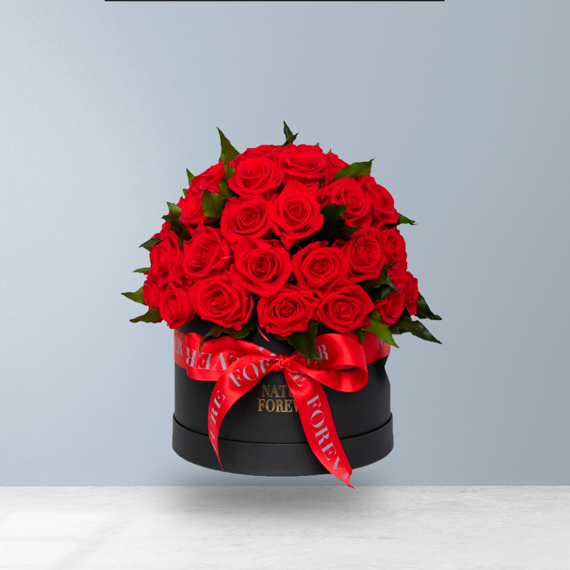 Caja de rosas